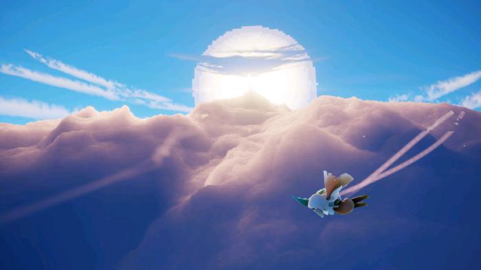 光遇晨岛湖面怎么浮起来2