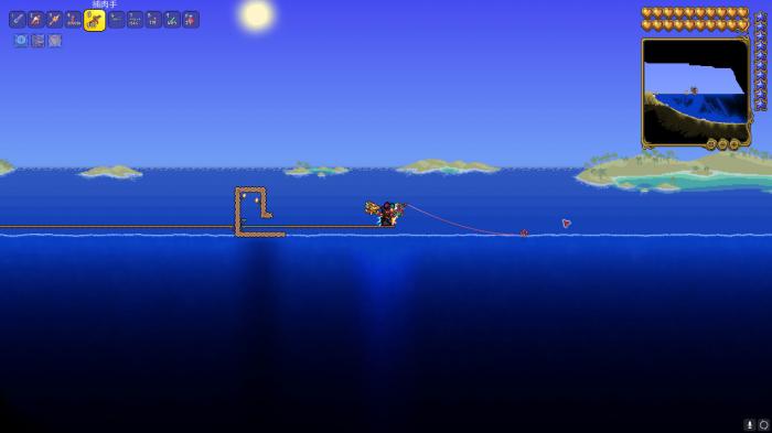 泰拉瑞亚钓鱼渔具包怎么合成不了1