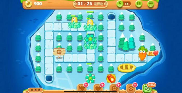 保卫萝卜2挑战模式16关怎么过_保卫萝卜2 挑战16