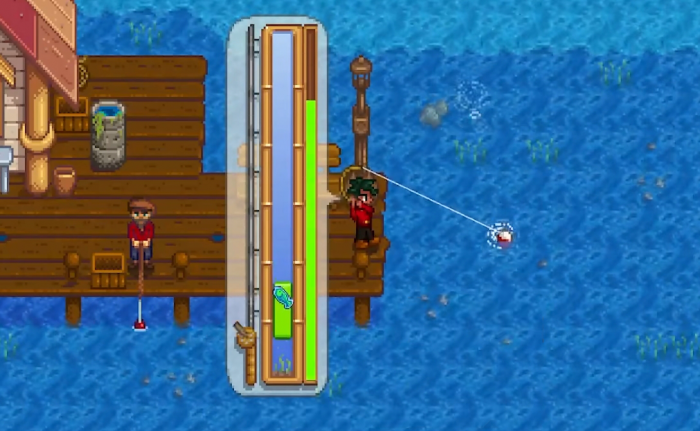 星露谷物语钓鱼怎么收杆2