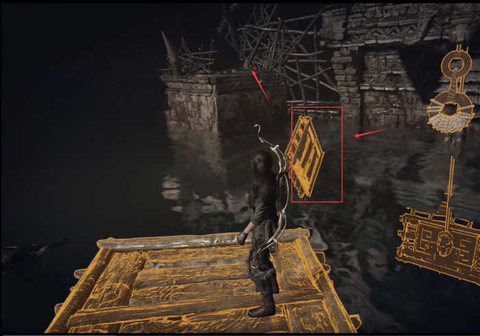 古墓丽影两个转盘怎么过2