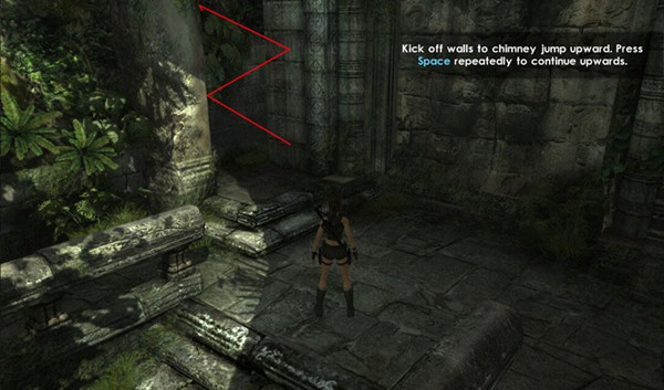 古墓丽影旋转柱子怎么过1