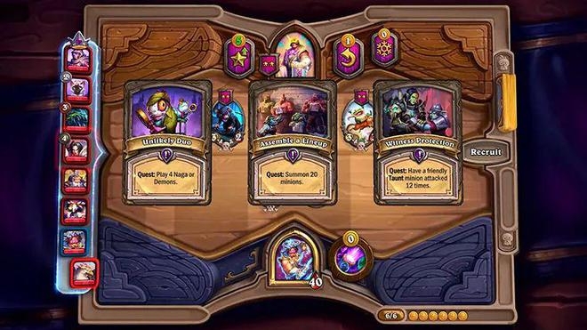 炉石传说酒馆战棋种族怎么选择1