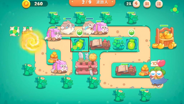 保卫萝卜4第六个主题怎么玩2