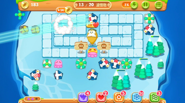 保卫萝卜2第39关冰锥怎么过_保卫萝卜2第39关冰锥怎么过