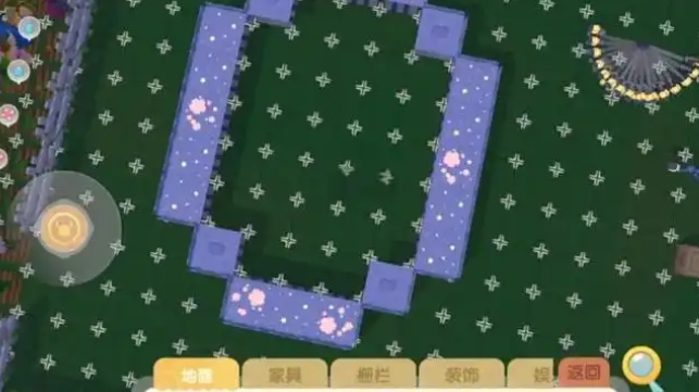 摩尔庄园地砖怎么摆成桃心1