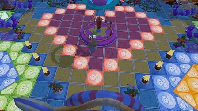 摩尔庄园地砖怎么摆成桃心2