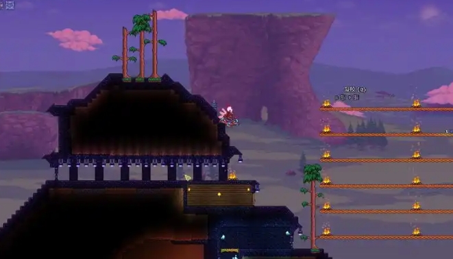 泰拉瑞亚怎么搭战斗平台1