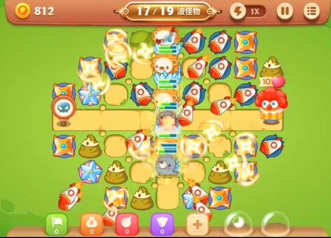 保卫萝卜3游乐场第40关怎么过2