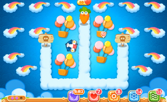 保卫萝卜2第63关怎么过1