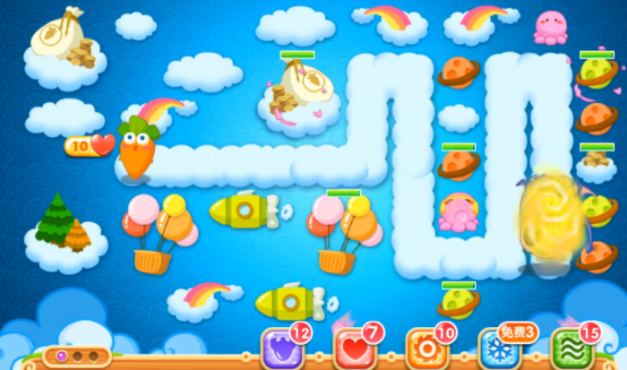 保卫萝卜2第65关怎么无伤通关_保卫萝卜2第65关攻略