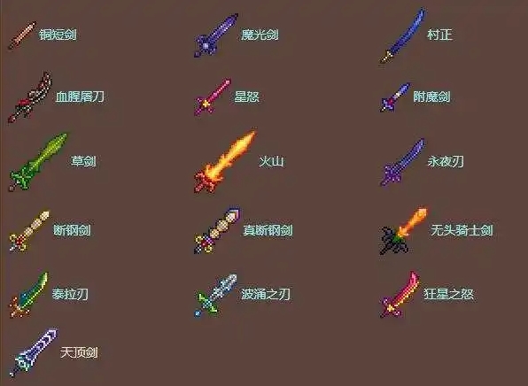 泰拉瑞亚天顶剑怎么制作3