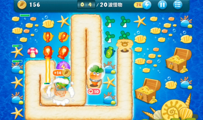 保卫萝卜终极挑战25关怎么过1