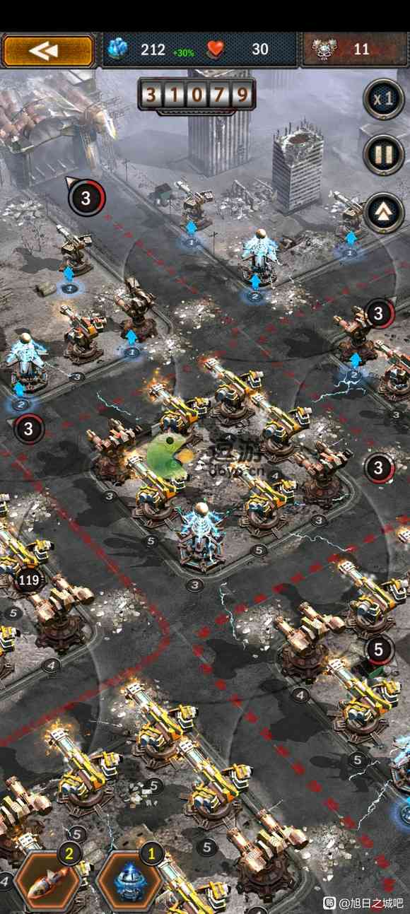 旭日之城怎么排兵1