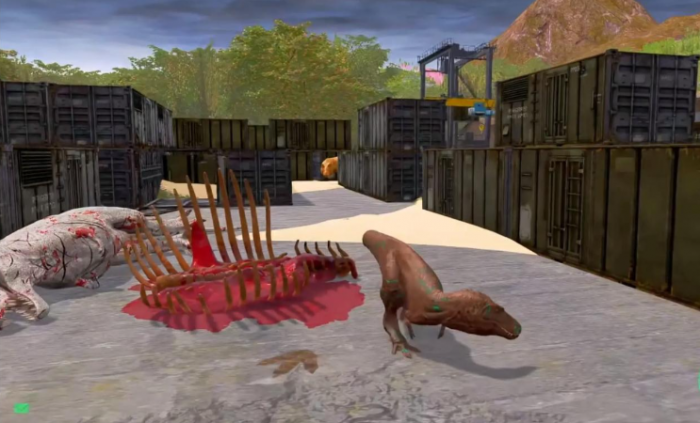 恐龙岛怎么叼着食物走的呢3