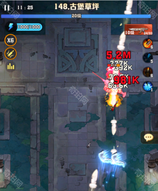 《向僵尸开炮》局内6倍速触发方法2