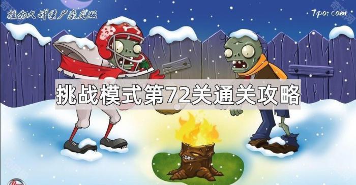 植物大战僵尸杂交版挑战模式第72关通关攻略_植物大战僵尸7273