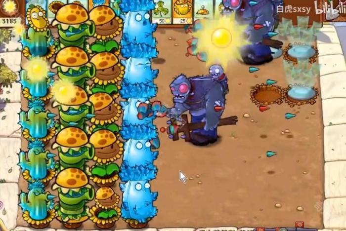 《植物大战僵尸杂交版》挑战模式第67关通关攻略5