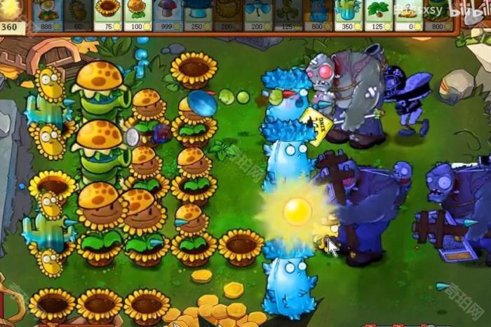 《植物大战僵尸杂交版》挑战模式第49关通关攻略4