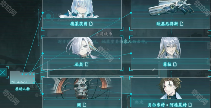 《影之诗超凡世界》德莱茨茵篇第11章密码介绍3