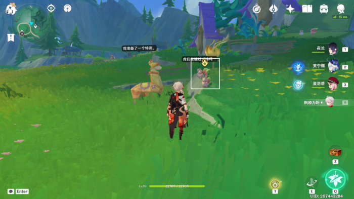 《原神》赐福森林飞鼠空中冒险解谜攻略9