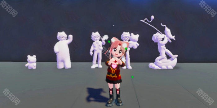 《心动小镇》尼尼熊雪雕制作方法3