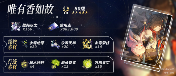 《崩坏星穹铁道》灵砂养成材料统计4