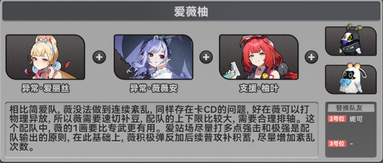 绝区零爱丽丝怎么配队3