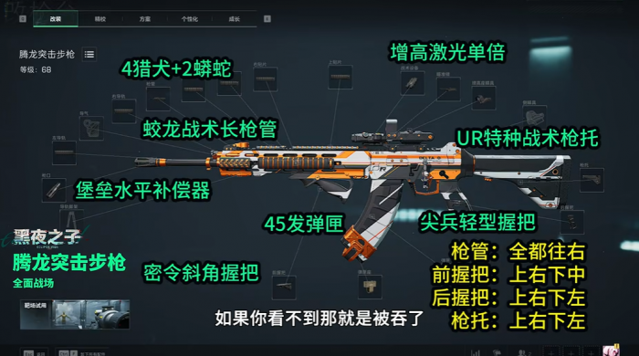 三角洲行动S4腾龙突击步枪怎么改4