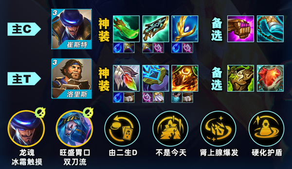 金铲铲之战迅击卡牌阵容怎么搭配2