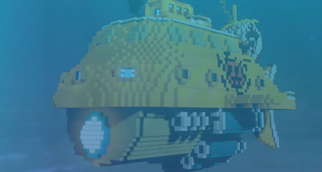 我的世界潜水艇怎么制作1
