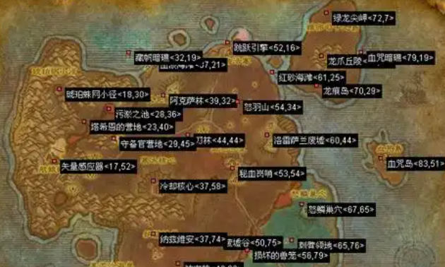 魔兽世界塔希恩的营地在哪1