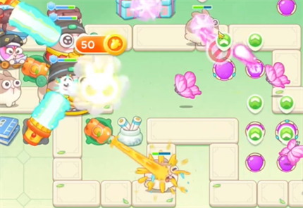 保卫萝卜4梁波波与祝秋秋第4关怎么过4