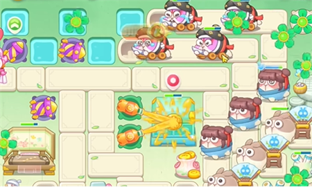 保卫萝卜4梁波波与祝秋秋第14关怎么过3