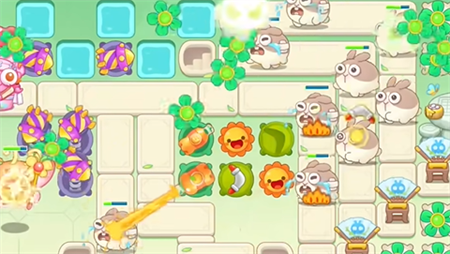 保卫萝卜4梁波波与祝秋秋第14关怎么过5