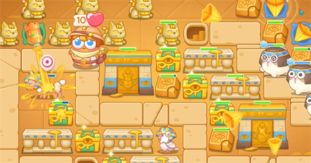 保卫萝卜4法老归来第117关怎么过1