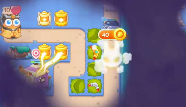 保卫萝卜4万圣奇妙夜第9关怎么过3