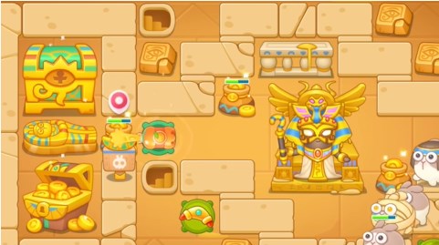 保卫萝卜4法老归来第90关怎么过1