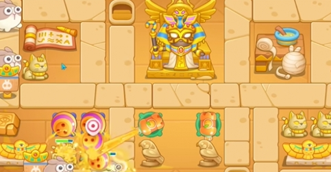 保卫萝卜4法老归来第60关怎么过3