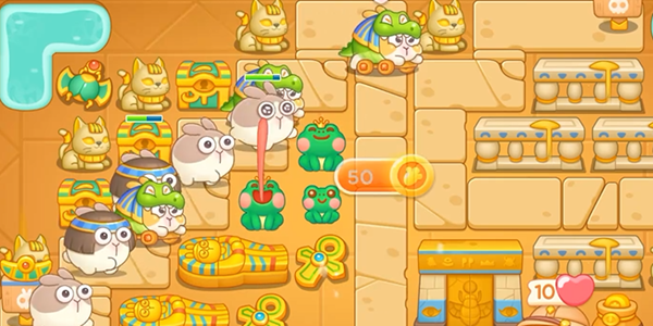 保卫萝卜4法老归来第74关怎么过2