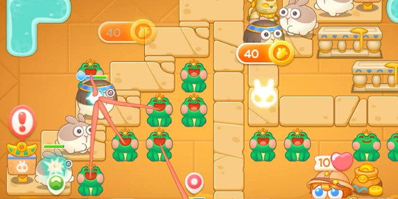 保卫萝卜4法老归来第74关怎么过4