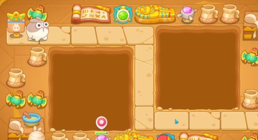 保卫萝卜4法老归来第55关怎么过1