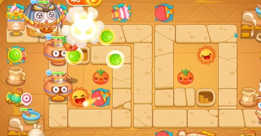 保卫萝卜4法老归来第55关怎么过4