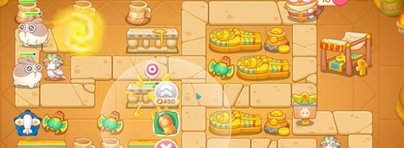 保卫萝卜4法老归来第48关怎么通关3