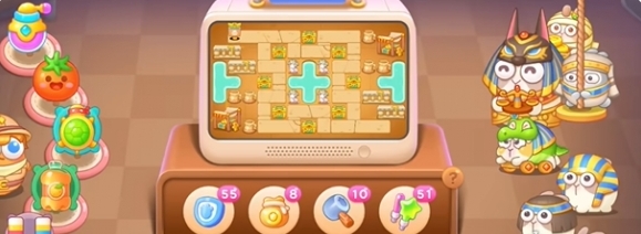 保卫萝卜4法老归来第44关怎么玩2