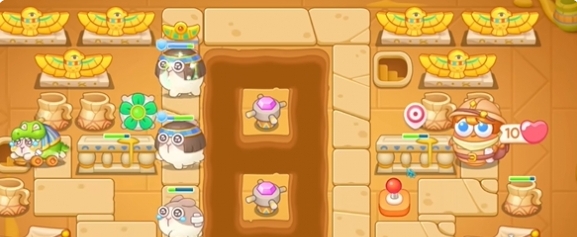 保卫萝卜4法老归来第45关怎么通关3