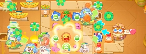 保卫萝卜4法老归来第45关怎么通关8