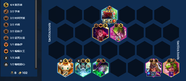 金铲铲之战s12复苏猴卡尔玛阵容怎么玩1