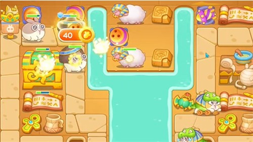 保卫萝卜4法老归来第27关怎么过3