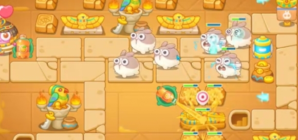 保卫萝卜4法老归来第12关怎么过2